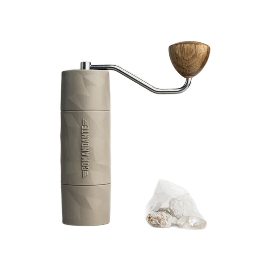 Comandante X25 Trailmaster – Dune Coffee Grinder — original photo; transparent background
