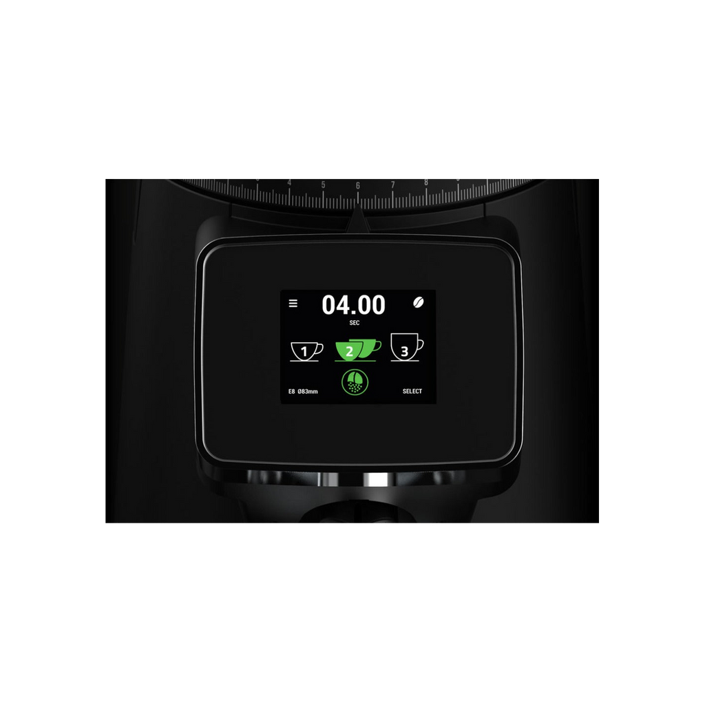 Compak E8 OD Grinder – 83mm, With Red Speed Burrs — transparent product image