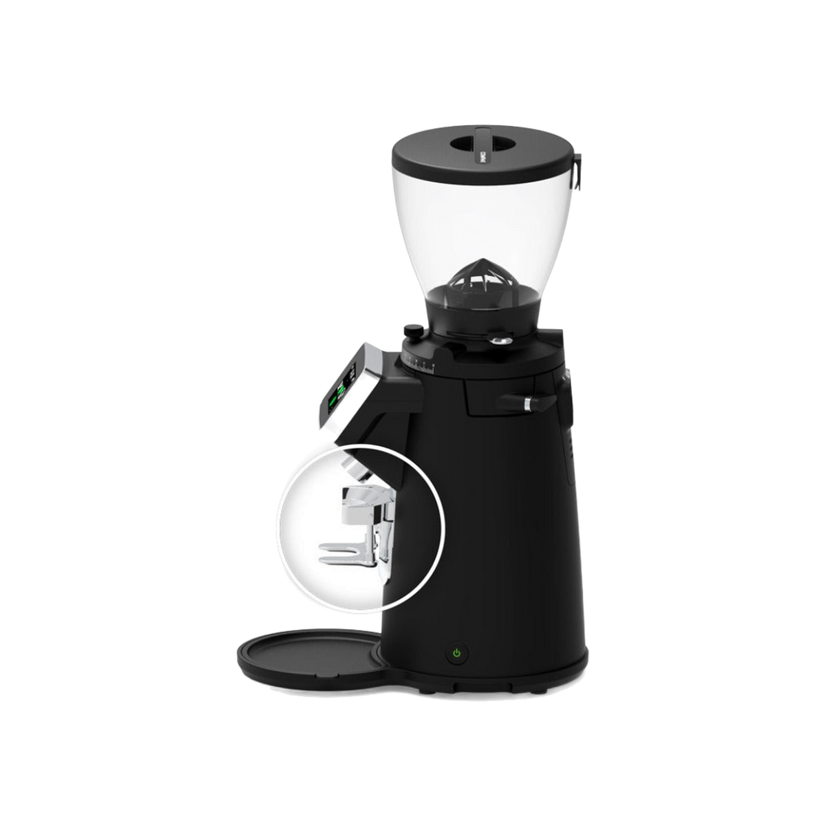 Compak E8 OD Grinder – 83mm, With Red Speed Burrs — original photo; transparent background