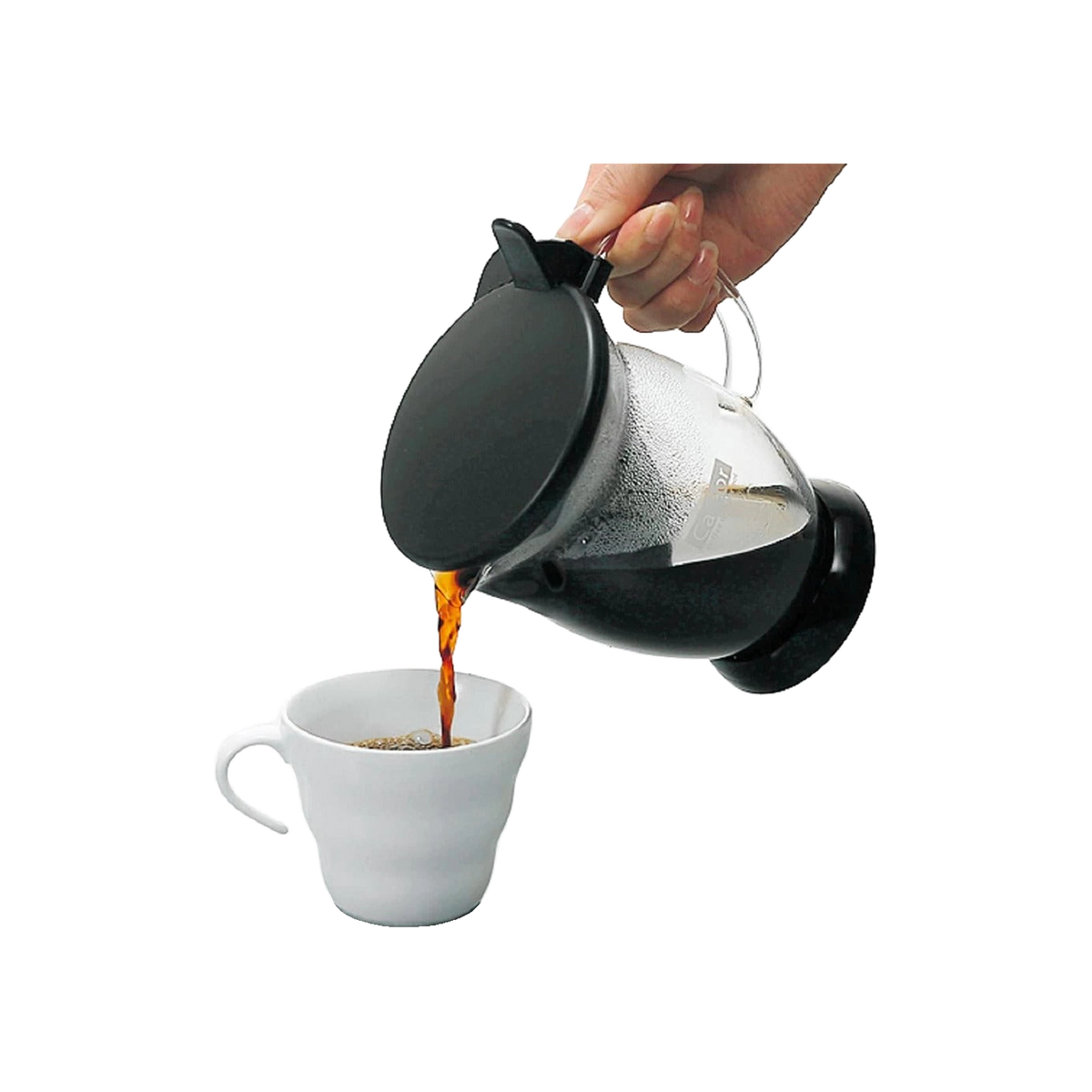 Hario Cafe or Dripper Coffee Pot — original photo; transparent background