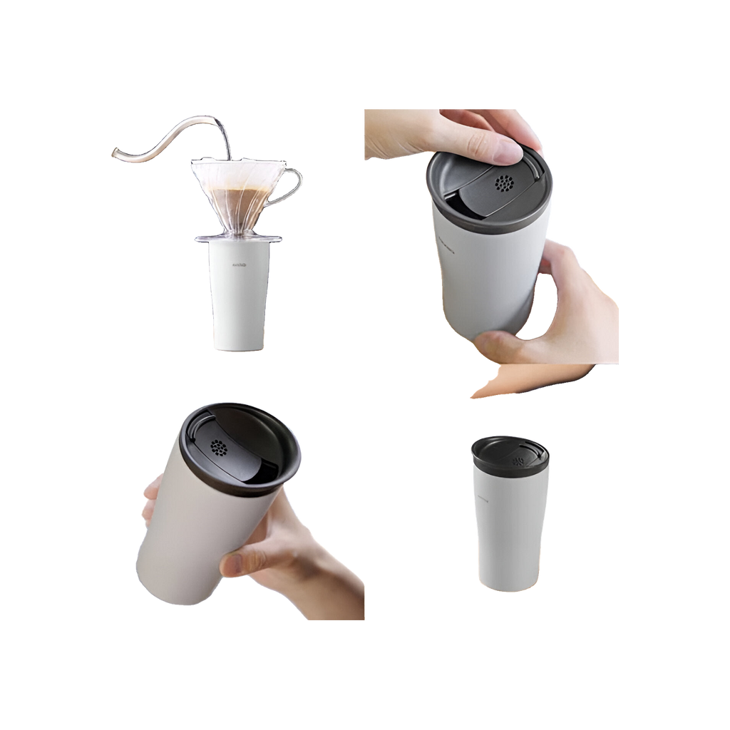 Hario Insulated Tumbler with Lid 300 — transparent product image