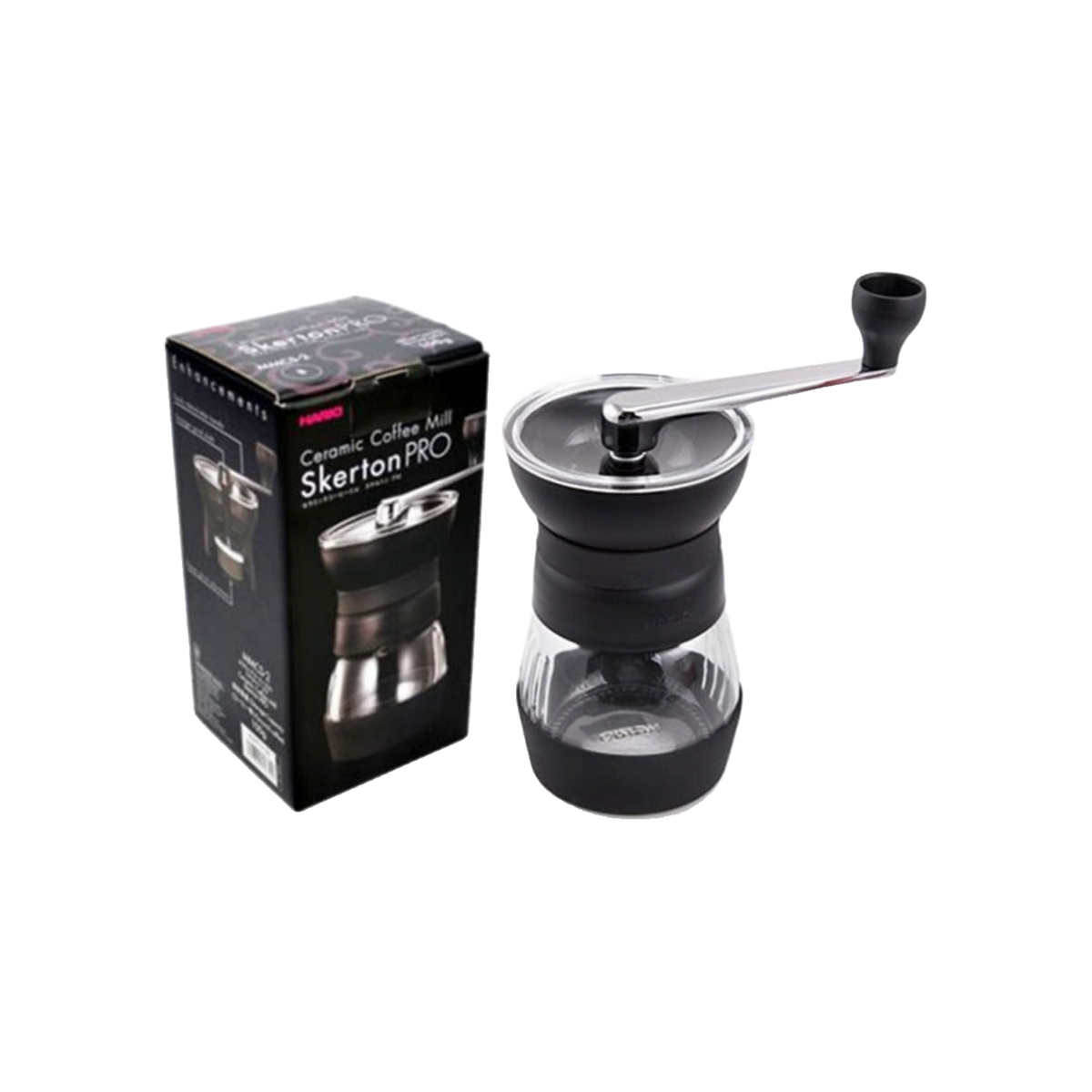 Hario Skerton Pro Ceramic Coffee Mill — original photo; transparent background