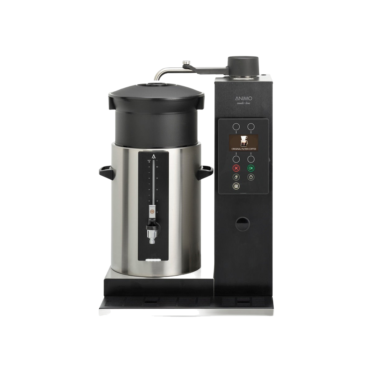 Animo CB 1X10 With Water, Filter Coffee Machine — original photograph with transparent background
