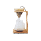 Hario V60 Olive Wood Stand Set — transparent product image
