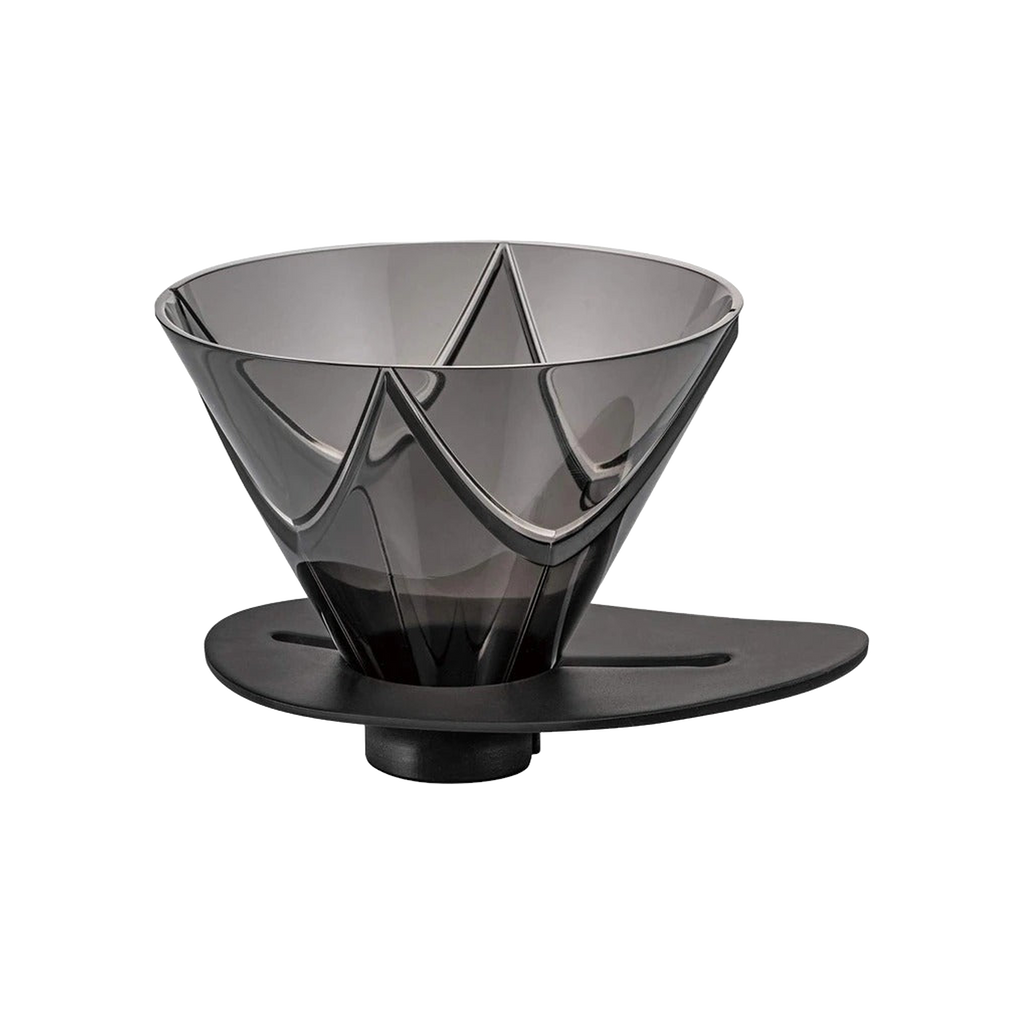 Hario V60 One Pour Dripper MUGEN, Plastic — original photo; transparent background