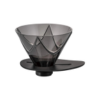 Hario V60 One Pour Dripper MUGEN, Plastic — original photo; transparent background