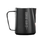 MHW-3Bomber - Milk Pitcher 3.0 450ml - Matte Black Round Spout — transparent product image