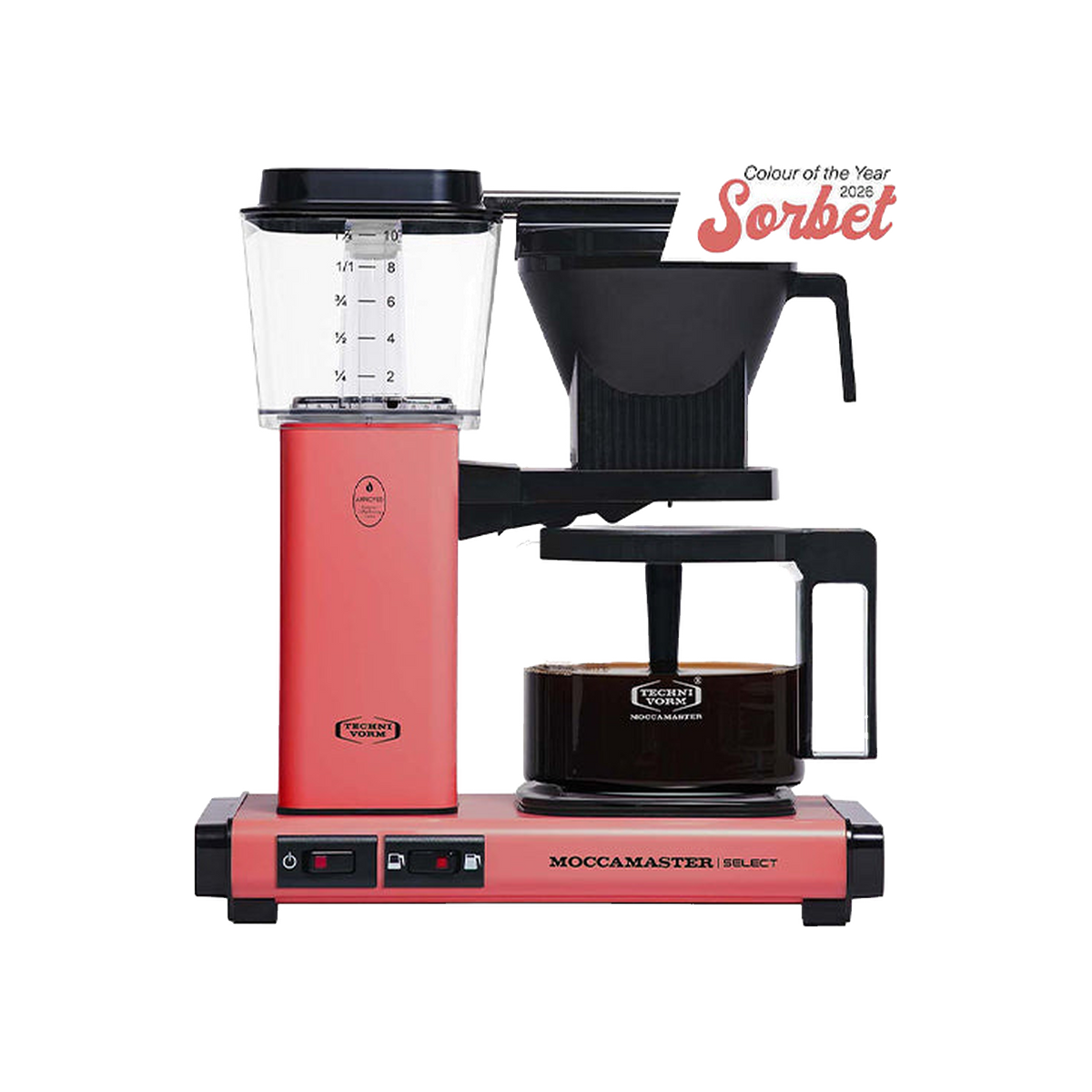 Moccamaster KBG Select Coffee Machine — original photo; transparent background