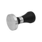 Precise Black Metal Handle Tamper, 58.4mm — original photo; transparent background