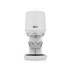 PuqPress - PRO Precision Automatic Tamper - Matt White, 58.3mm, UK Plug — transparent product image