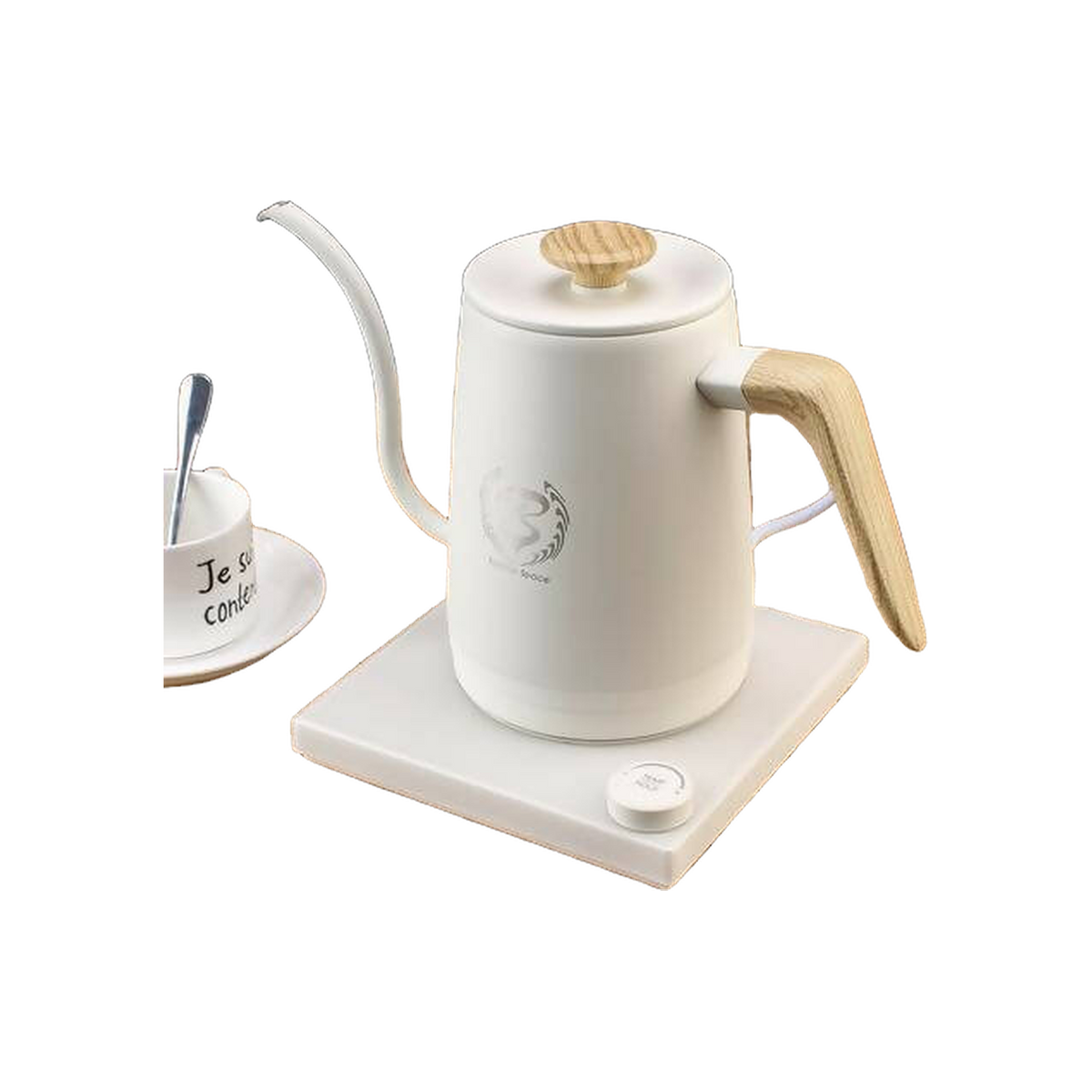 Barista Space 1 L Smart Temperature Controlled Electric Coffee Kettle — transparent product image