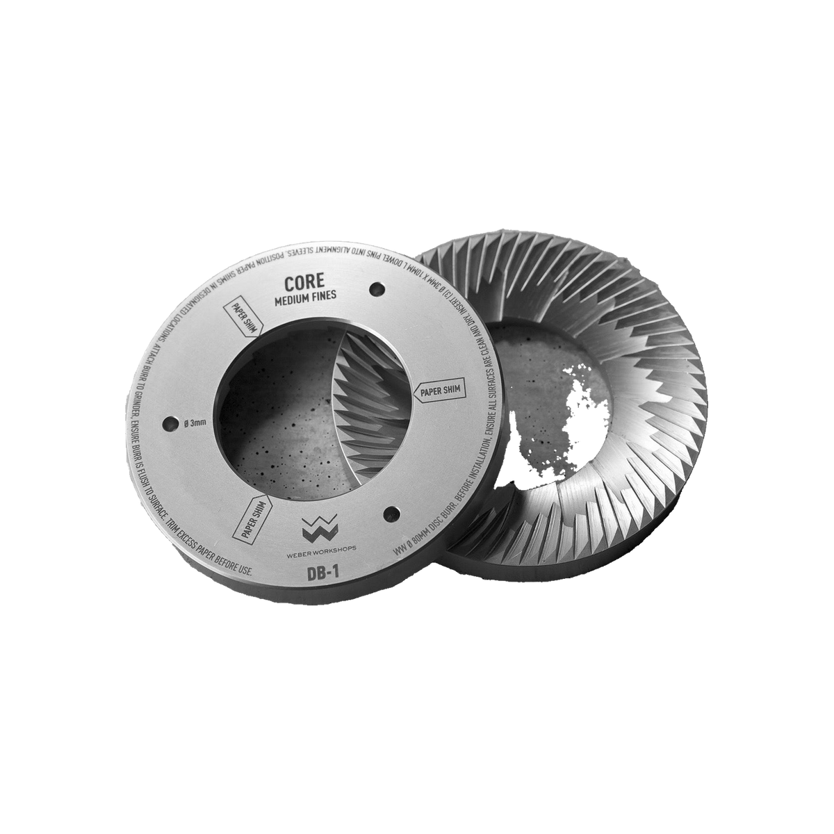 Weber Workshops EG-1 Burrs — transparent product image