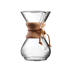 Chemex 6 Cup Classic Coffeemaker — original photo; transparent background