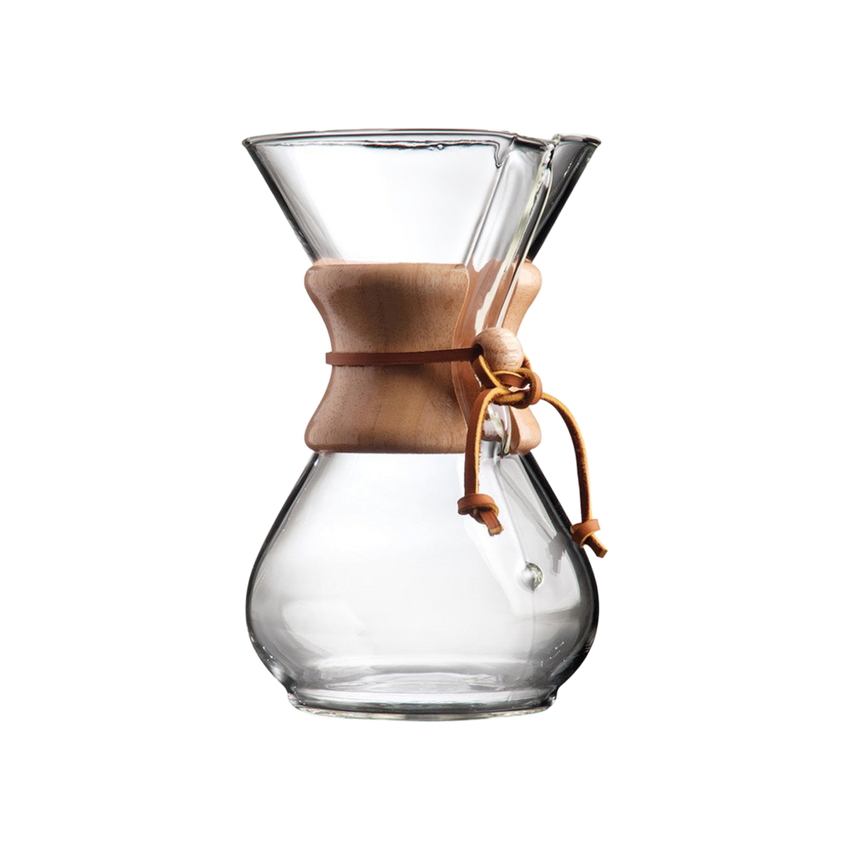 Chemex 6 Cup Classic Coffeemaker — original photo; transparent background