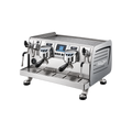 Victoria Arduino 388 Black Eagle Gravitech 2 Group — Steel / Without Easy Cream System; consistent elevated view, square transparent image