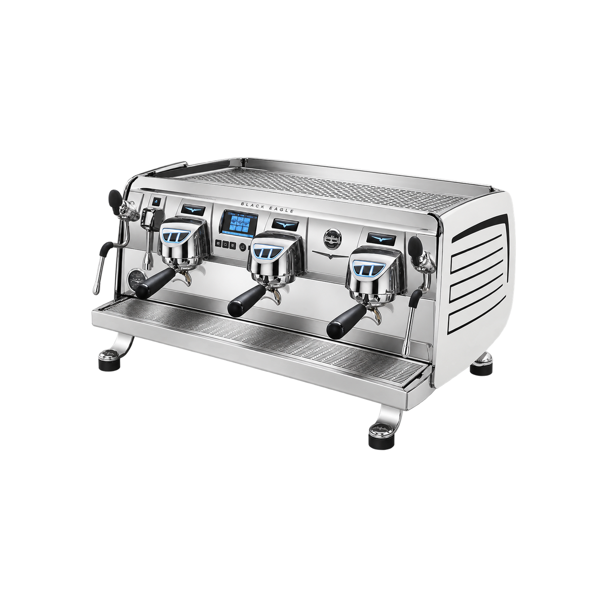 Victoria Arduino 388 Black Eagle Gravitech 3 Group — White / Without Easy Cream; consistent elevated view, square transparent image