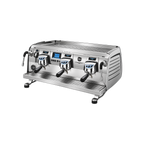 Victoria Arduino 388 Black Eagle Gravitech 3 Group — Steel / Without Easy Cream; consistent elevated view, square transparent image