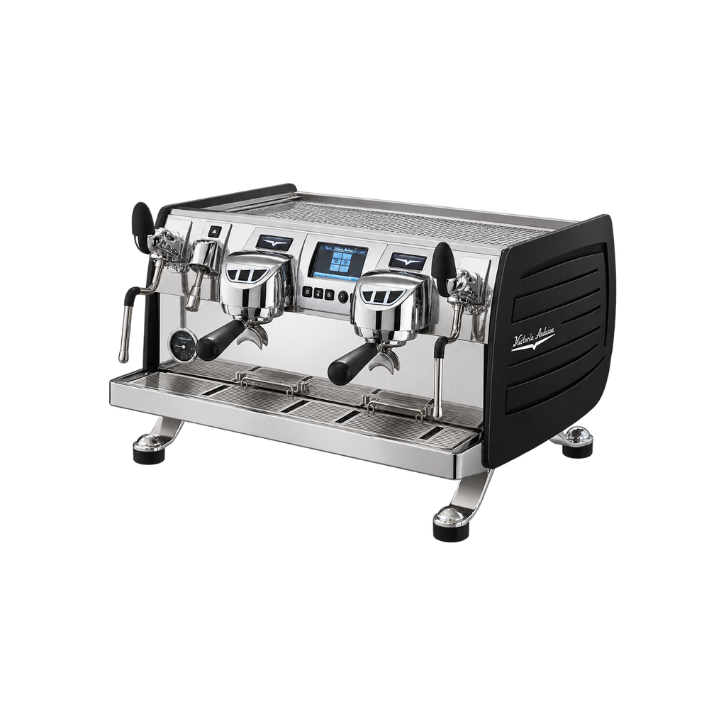 Victoria Arduino 388 Black Eagle Volumetric 2 Group — 2 Group / Black; consistent elevated view, square transparent image