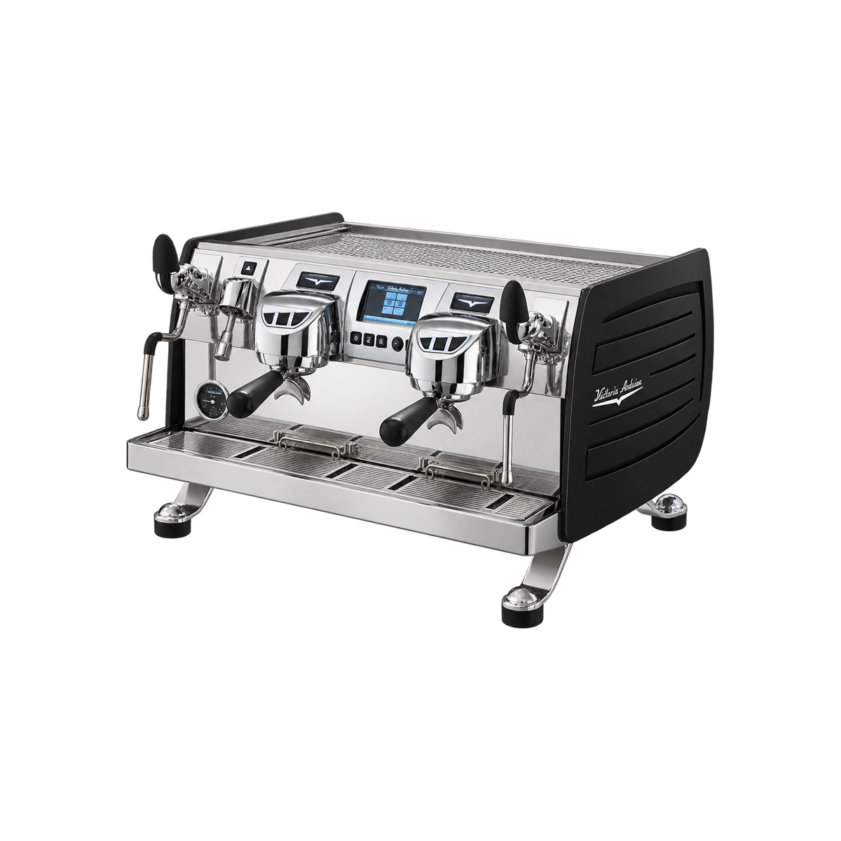 Victoria Arduino 388 Black Eagle Volumetric 2 Group — 2 Group / Black; consistent elevated view, square transparent image