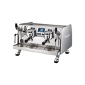 Victoria Arduino Black Eagle Gravitech Espresso Machine – Steelux Finish — 2 Group; consistent elevated view, square transparent image