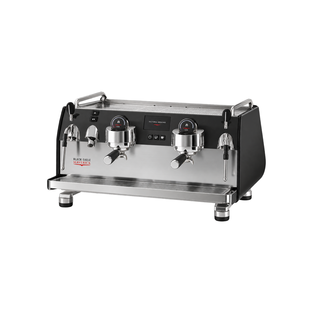 Victoria Arduino Black Eagle Maverick Core — 2 Group / Black; consistent elevated view, square transparent image
