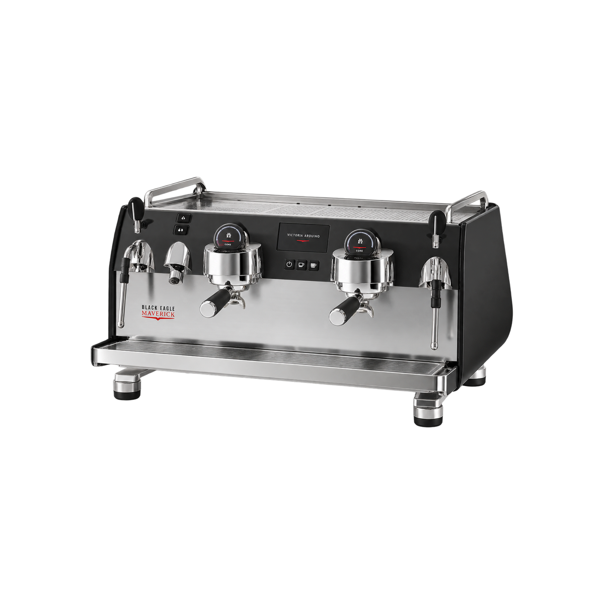Victoria Arduino Black Eagle Maverick Core — 2 Group / Black; consistent elevated view, square transparent image