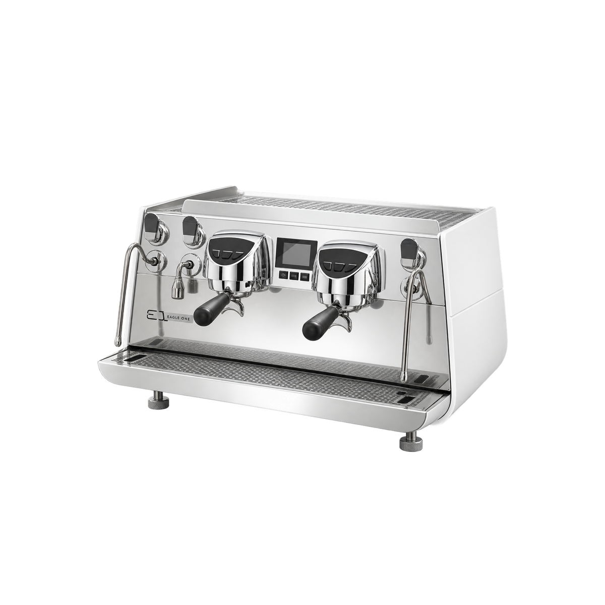 Victoria Arduino Eagle One NEO — 2 Group / White; consistent elevated view, square transparent image