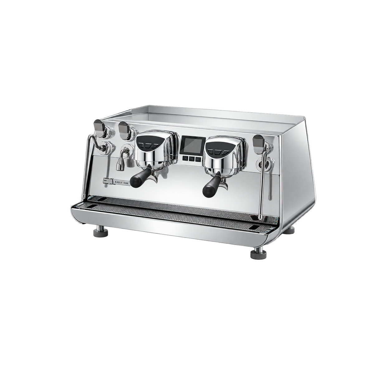 Victoria Arduino Eagle One NEO — 2 Group / Steelux; consistent elevated view, square transparent image