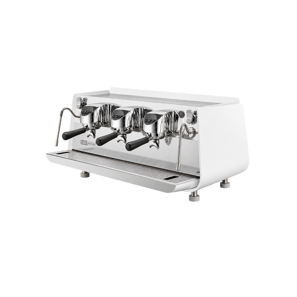 Victoria Arduino Eagle One NEO — 3 Group / White; consistent elevated view, square transparent image