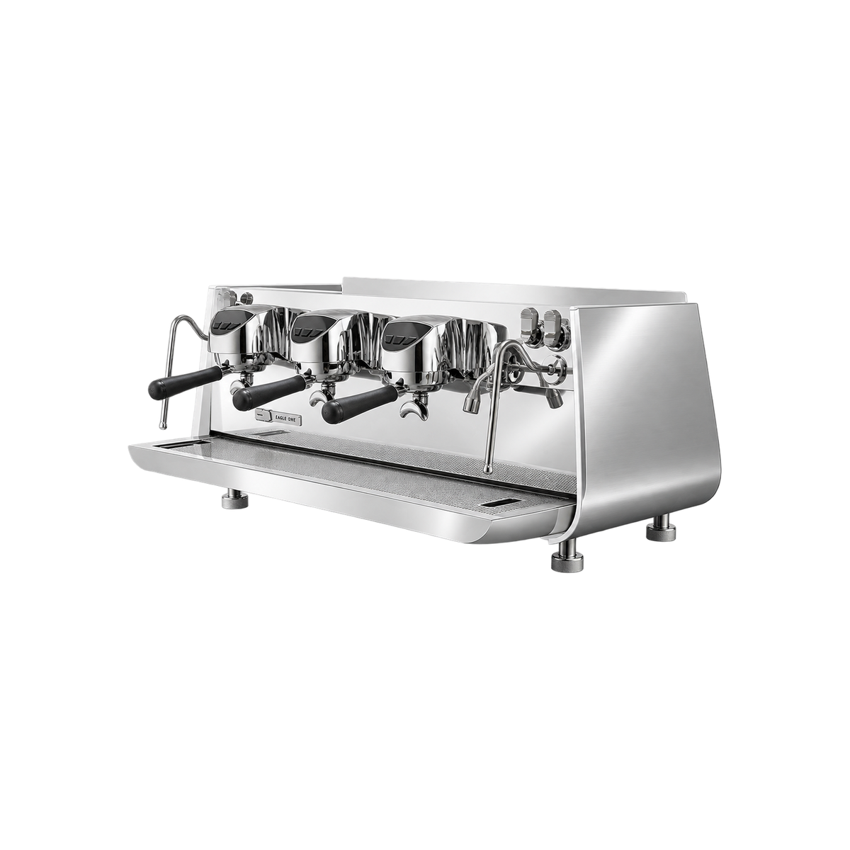 Victoria Arduino Eagle One NEO — 3 Group / Steelux; consistent elevated view, square transparent image