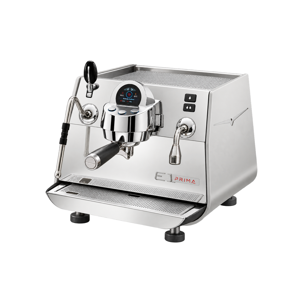 Victoria Arduino Eagle One Prima PRO – Single‑Group Precision Espresso Machine — Silver; consistent elevated view, square transparent image