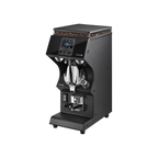 Victoria Arduino Mythos MY 85 — Black; consistent elevated view, square transparent image