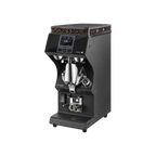 Victoria Arduino Mythos MYG85, Gravitech Espresso Grinder — Black; consistent elevated view, square transparent image