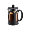 Bodum Kenya French Press Coffee Maker – 4 Cup Manual Brewer (500ml) — 4 Cups; consistent elevated view, square transparent image