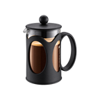Bodum Kenya French Press Coffee Maker – 4 Cup Manual Brewer (500ml) — 4 Cups; consistent elevated view, square transparent image