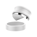 Normcore Coffee Distributor Tool, Chisel V Blade Base — 58.5mm / White, 53.3mm / White, 51mm / White; consistent elevated view, square transparent image