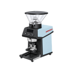 La Marzocco Pico Grinder — Light Blue; consistent elevated angle, square transparent image