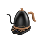 Brewista Artisan Gooseneck Kettle – 1.0L Electric Kettle — Matte Black / 1.0L; consistent elevated view, square transparent image
