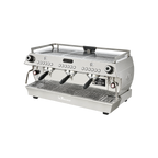 La Marzocco GB5 X AV Espresso Machine — 3 Group; consistent elevated view, square transparent image