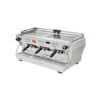 La Marzocco - KB90 Espresso Machine Two Group and Three Group — 3 Group; consistent elevated view, square transparent image