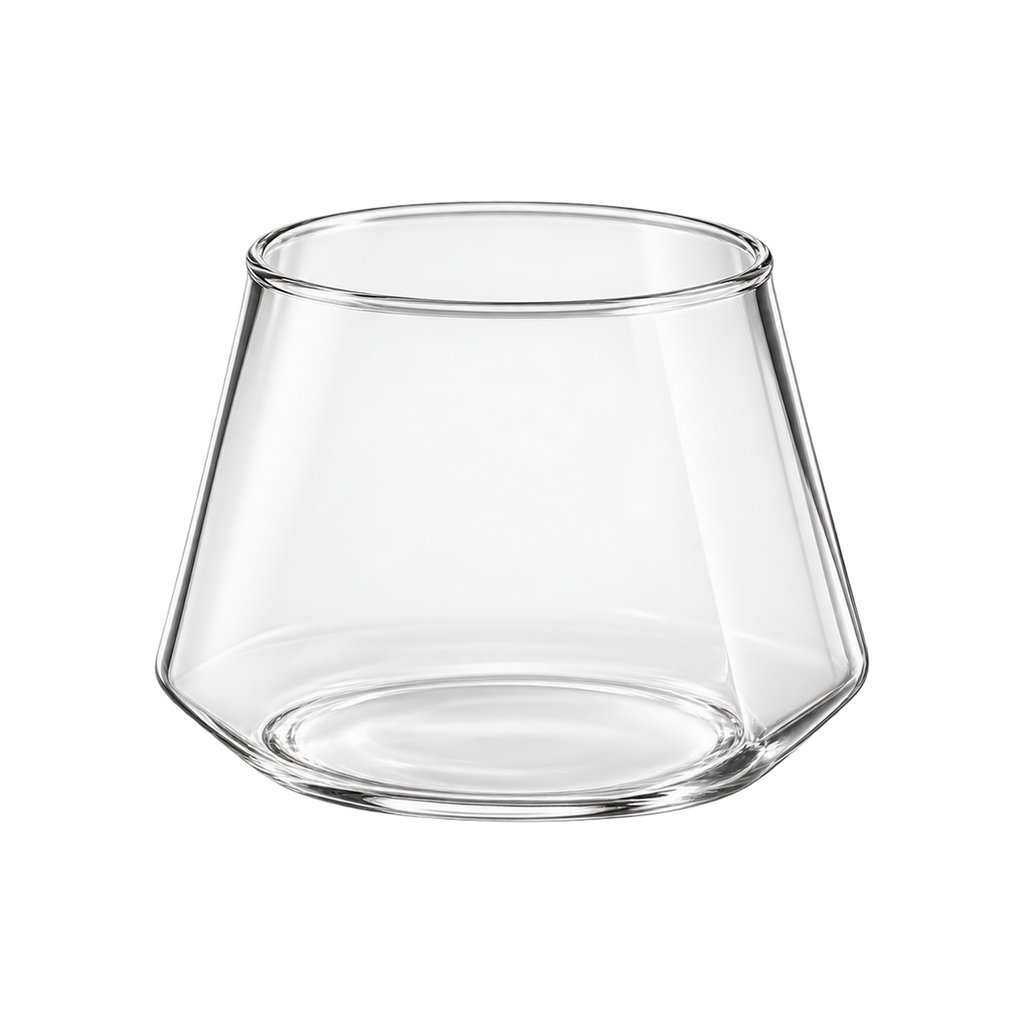 Graycano Cupcano Glass Cup — Large (440ml); consistent elevated view, square transparent image