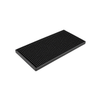 Precise Rubber Bar Mat — Medium (30x15cm); consistent elevated view, square transparent image