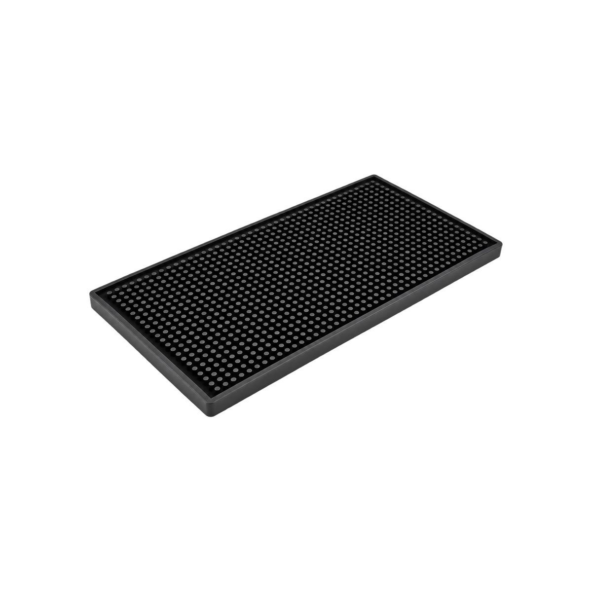 Precise Rubber Bar Mat — Medium (30x15cm); consistent elevated view, square transparent image