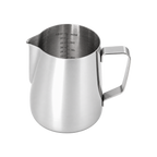 Precise Professional Milk Pitcher — 32oz; consistent elevated view, square transparent image