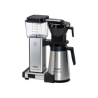Moccamaster KBGT Coffee Machine — Silver; consistent elevated view, square transparent image
