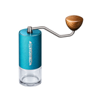 Comandante - C40 MK4 Nitro Blade Coffee Grinder - Steel Coating — Alpine Lagoon; consistent elevated view, square transparent image