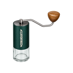 Comandante - C40 MK4 Nitro Blade Coffee Grinder - Steel Coating — Racing Green; consistent elevated view, square transparent image
