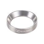 Barista Space Magnetic Dosing Funnel — 58mm Silver; consistent elevated view, square transparent image