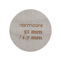 Normcore Puck Screen 316 Stainless Steel — 51mm; consistent elevated view, square transparent image