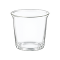 Kinto Cast Glass — Green Tea Glass; consistent elevated view, square transparent image